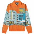 Billionaire Boys Club Men's Hotel Knitted Cardigan in Orange