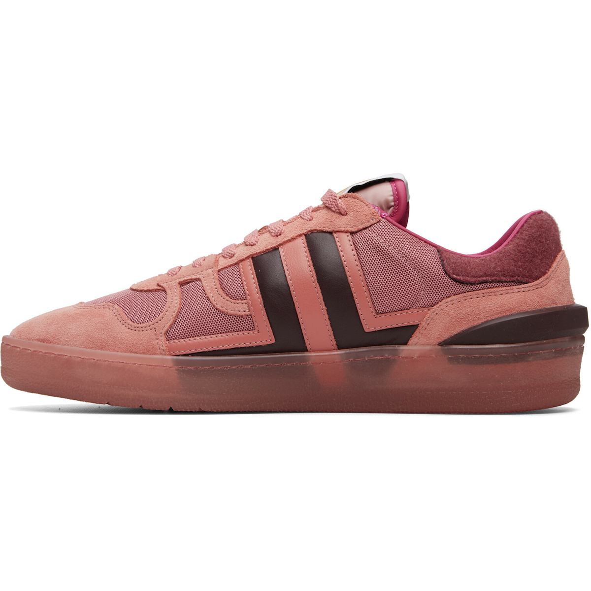Lanvin Pink Clay Felt Sneakers
