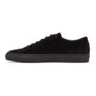 Common Projects Black Suede Achilles Low Sneakers