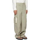 Jacquemus Khaki Le Pantalon Alzu Cargo Pants