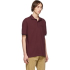 Comme des Garcons Homme Deux Burgundy Fred Perry Edition Pique Polo