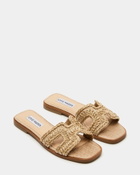 Steve Madden Hadyn-Raffia Sandals in Natural