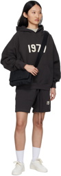 Essentials Black Fleece Shorts