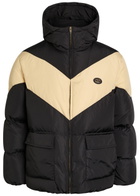 Valentino Garavani Padded Colour-blocked Shell Jacket Black