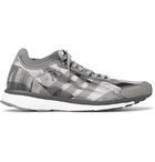 adidas Consortium - Undefeated Adizero Adios 3 Camouflage-Print Ripstop Sneakers - Men - Gray