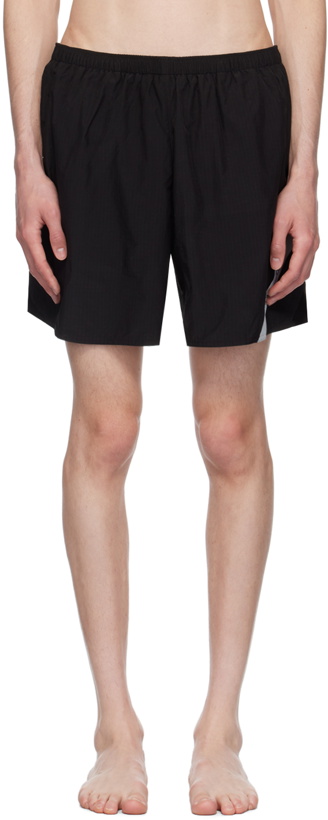 Photo: Acne Studios Black Relaxed-Fit Swim Shorts