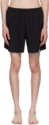 Acne Studios Black Relaxed-Fit Swim Shorts