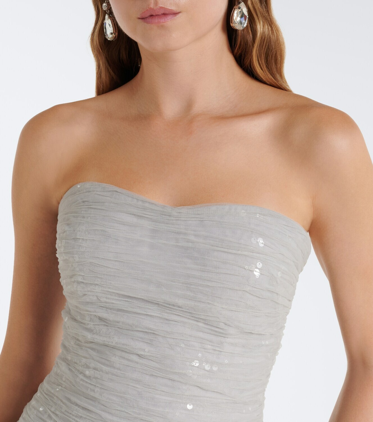 Marmar Halim Sequined bustier gown
