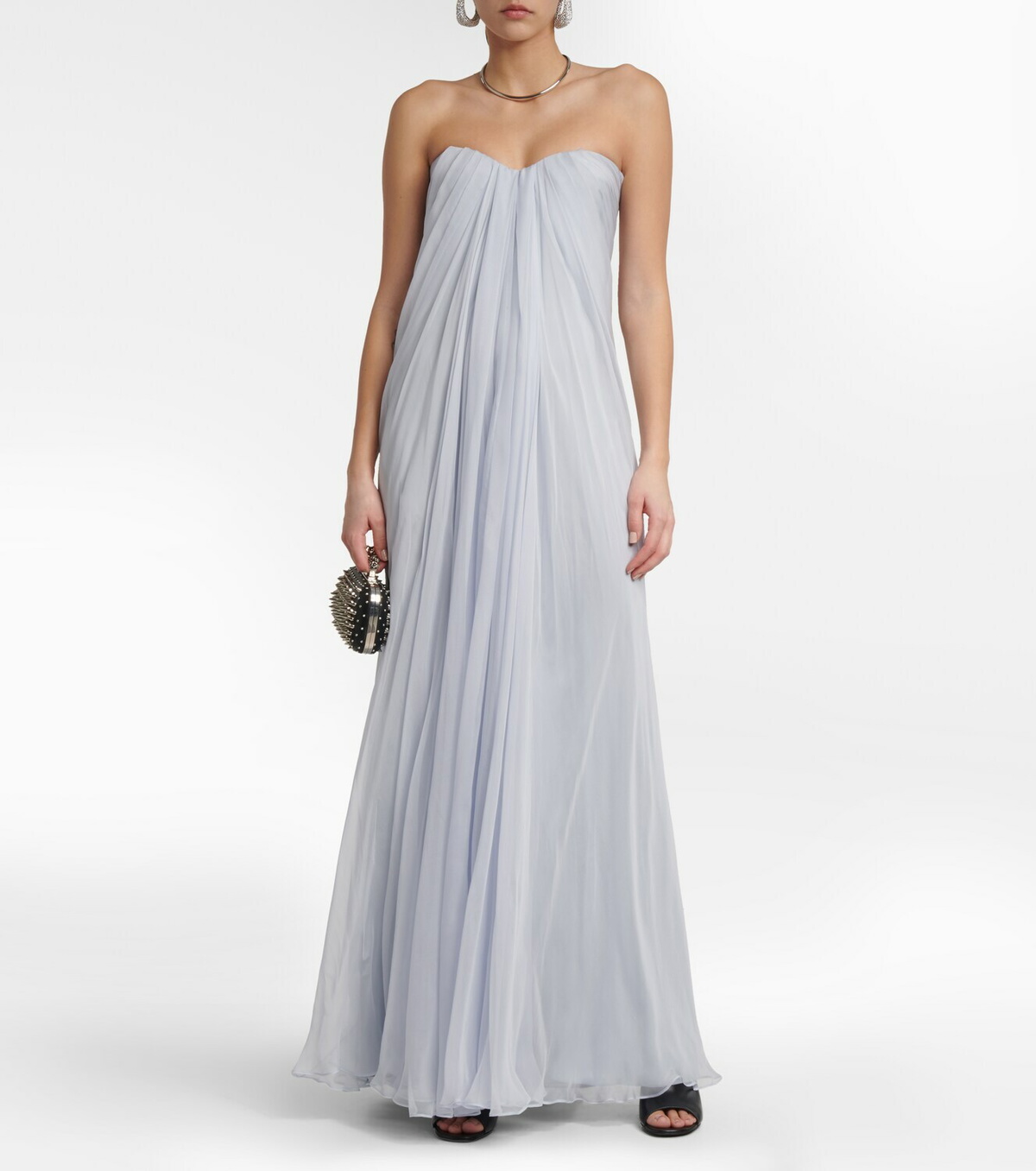 ワンピース Alexander McQueen Silk Evening Dress Alexander McQueen - Silk chiffon gown Alexander McQueen
