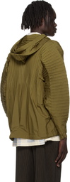 HOMME PLISSÉ ISSEY MIYAKE Khaki Cascade Jacket