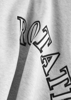 Rotate Sunday Logo-embroidered Cotton Sweatshirt Light Grey XS (UK6 / XS)