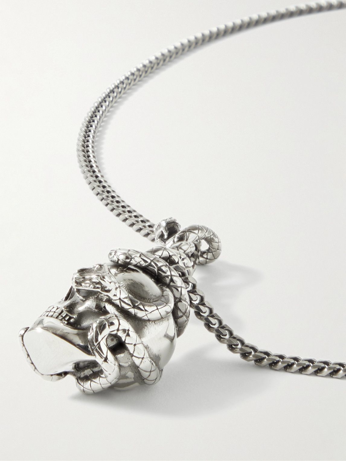 Alexander McQueen - Skull Silver-Tone Necklace Alexander McQueen