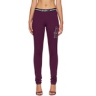 Off-White Purple Ly College Sport Leggings