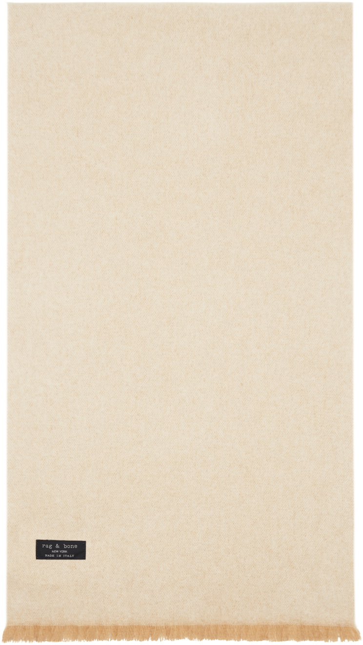 rag & bone Beige Ivy Cashmere Scarf
