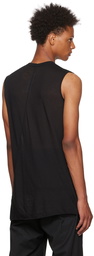 Rick Owens Black Basic Sleeveless T-Shirt