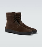 Tod's Suede lace-up boots