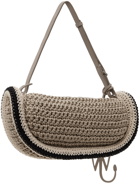 JW Anderson Gray Bumper-15 Crochet Bag