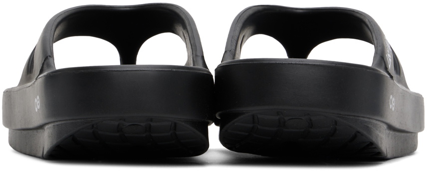TAKAHIROMIYASHITATheSoloist. × OOFOS TAKAHIROMIYASHITA TheSoloist. Black OOFOS Edition Flip Flops