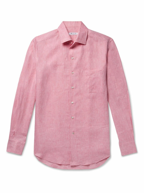 Photo: Loro Piana - Slub Linen Shirt - Pink