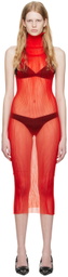 A. ROEGE HOVE Red Maud Maxi Dress