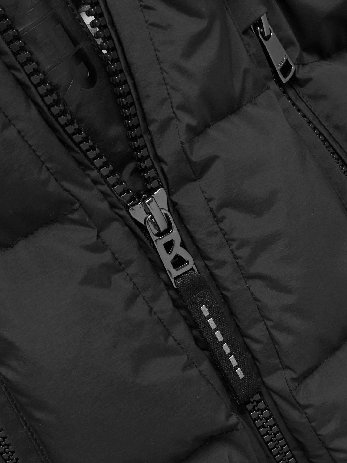 BOGNER - Blaine Panelled Quilted Shell Hooded Jacket - Black