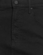 Mother Womens Denim skirt in Black