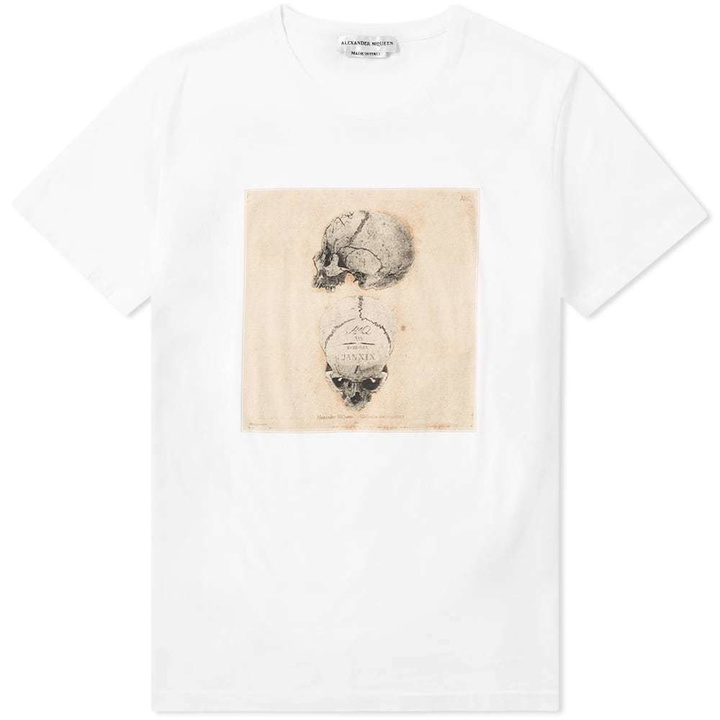 Photo: Alexander McQueen Skull Box Printed Tee White