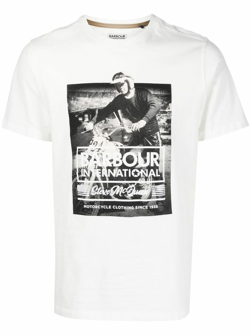 BARBOUR - Logo Cotton T-shirt Barbour