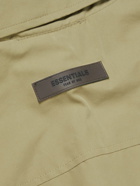 FEAR OF GOD ESSENTIALS - Barn Oversized Logo-Appliquéd Cotton-Blend Twill Field Jacket - Brown