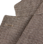 Canali - Checked Linen and Wool-Blend Blazer - Neutrals