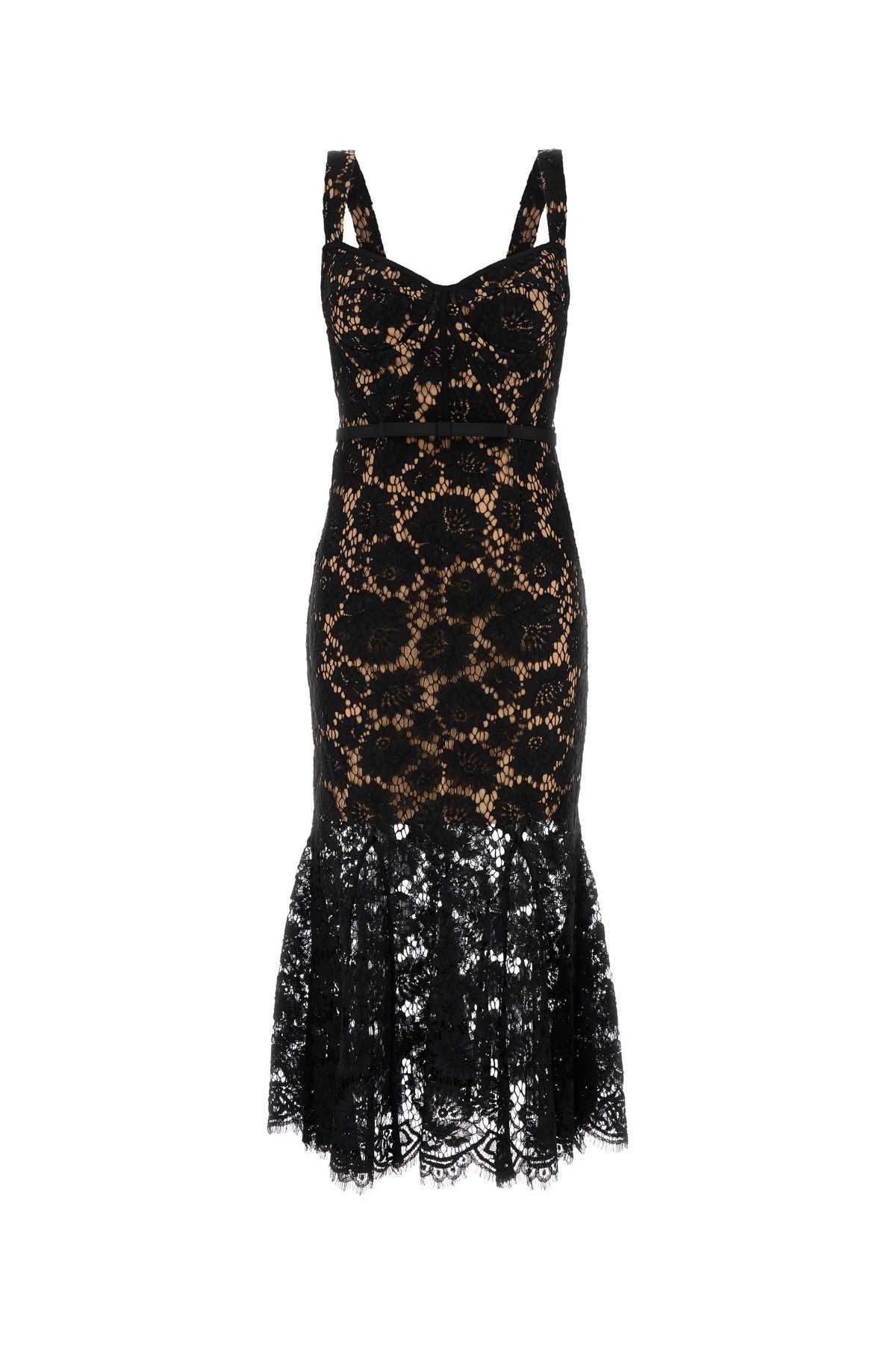 Self-Portrait Black Long Dress