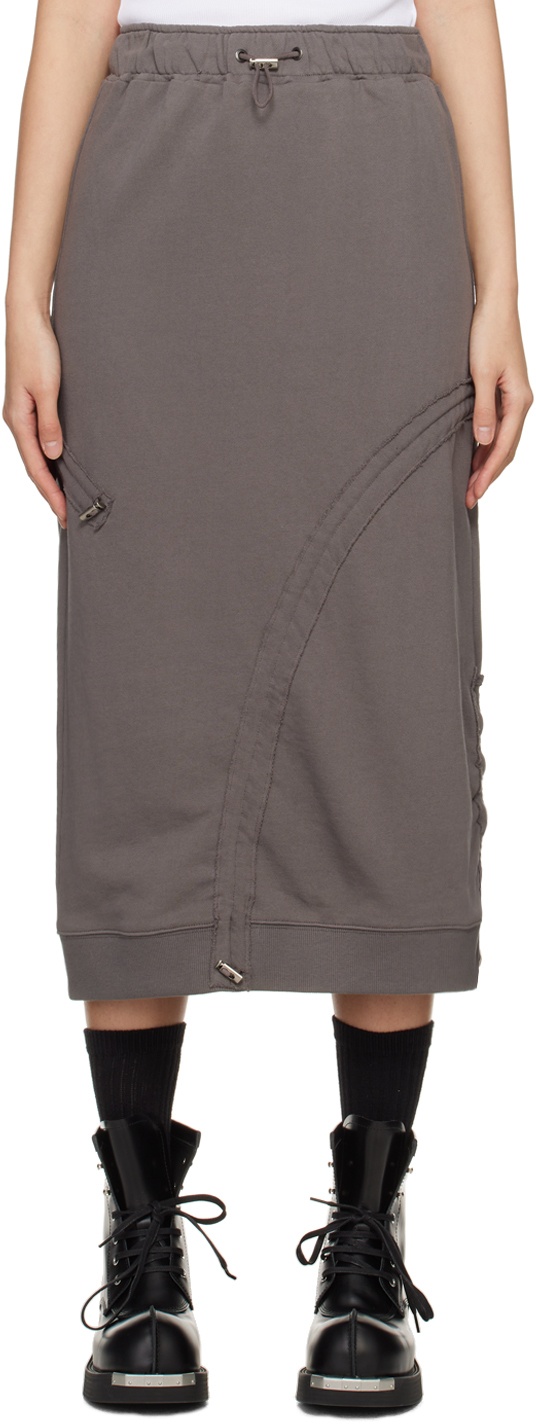 Photo: lesugiatelier Gray Adjustable Midi Skirt