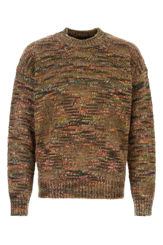 Photo: Alanui Multicolor Acetate Blend Grunge Beat Sweater
