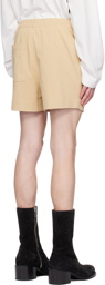 Dries Van Noten Beige Patch Pocket Shorts