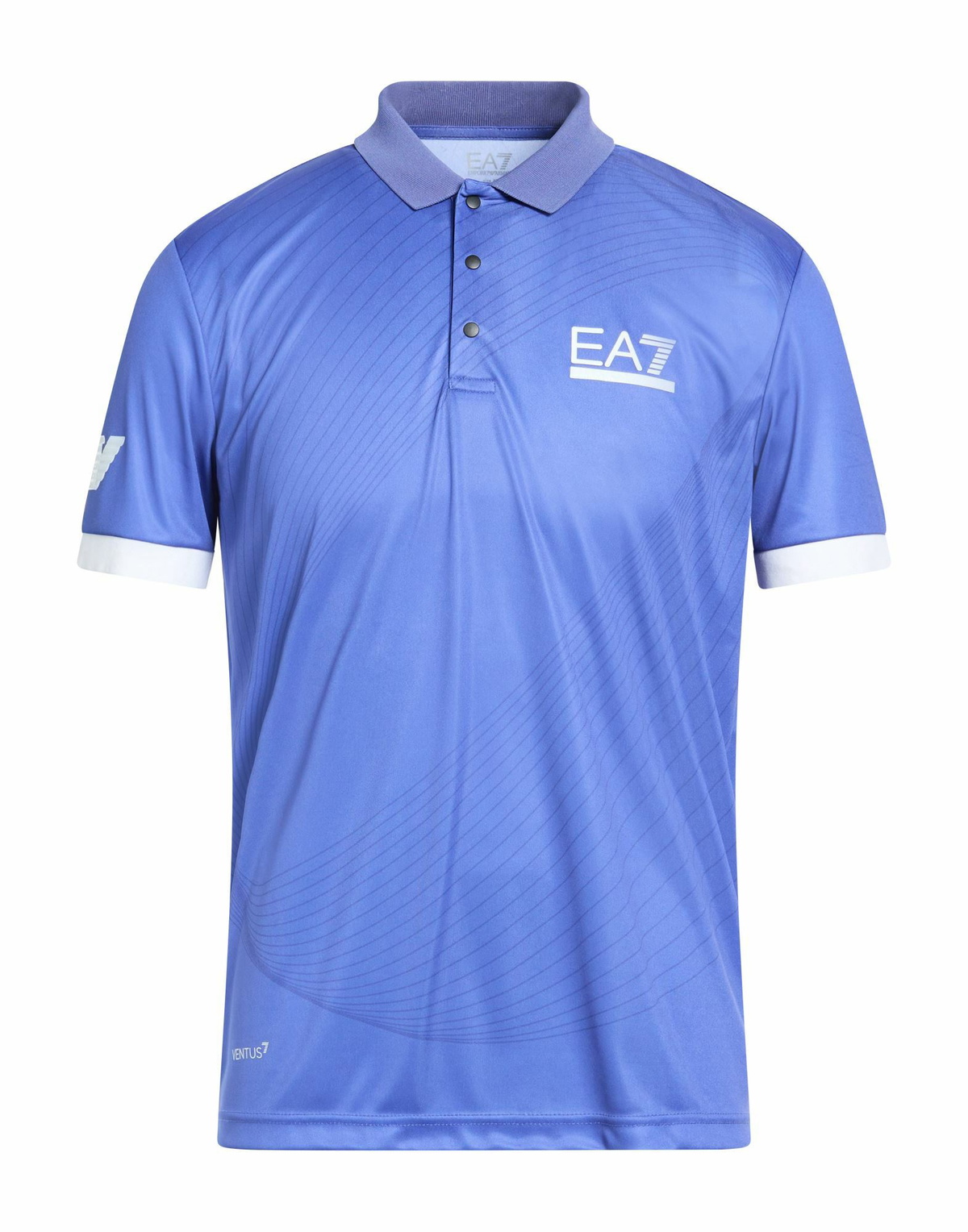 Ea7 Mens Polo shirt in Purple