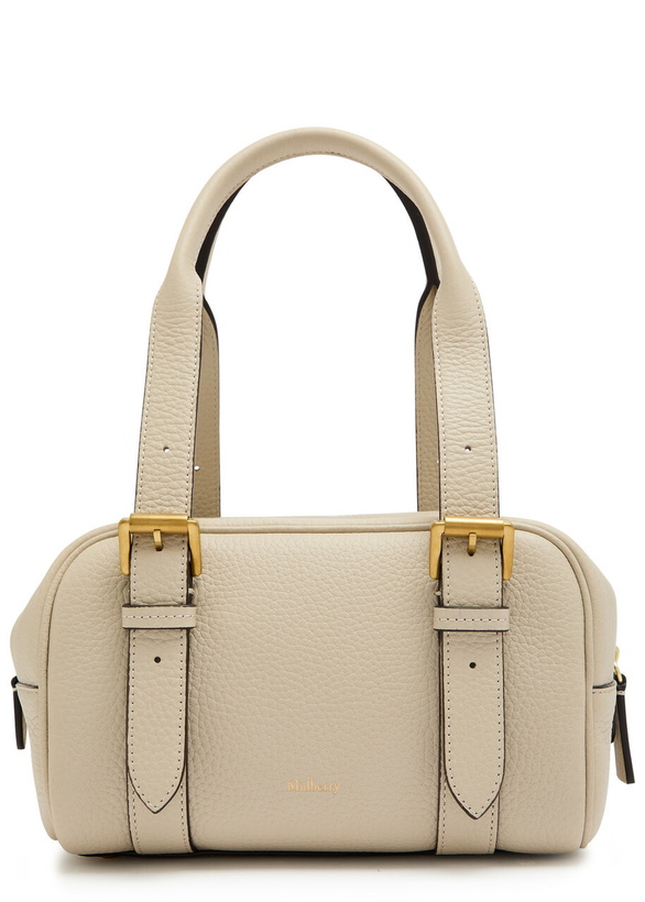 Photo: Mulberry Boston Small Grained Leather Shoulder bag - White - One Size