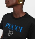 Pucci Logo cotton jersey T-shirt