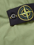 Stone Island - Logo-Appliquéd Garment-Dyed Naslan Light Jacket - Green