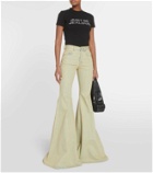 Vetements High-rise flared jeans