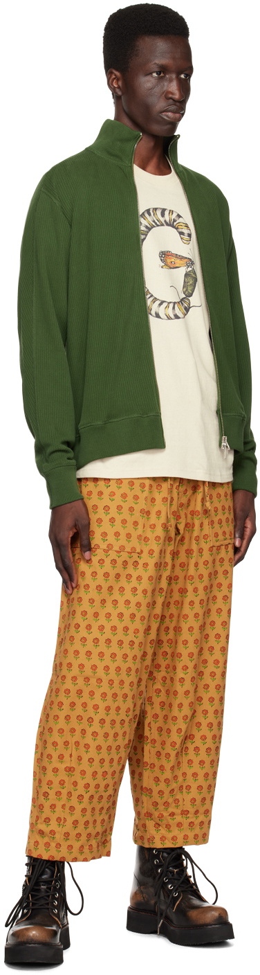Gentle Fullness Khaki Softy Zip Thru Sweater