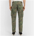 RRL - Camouflage-Print Cotton-Ripstop Cargo Trousers - Men - Army green