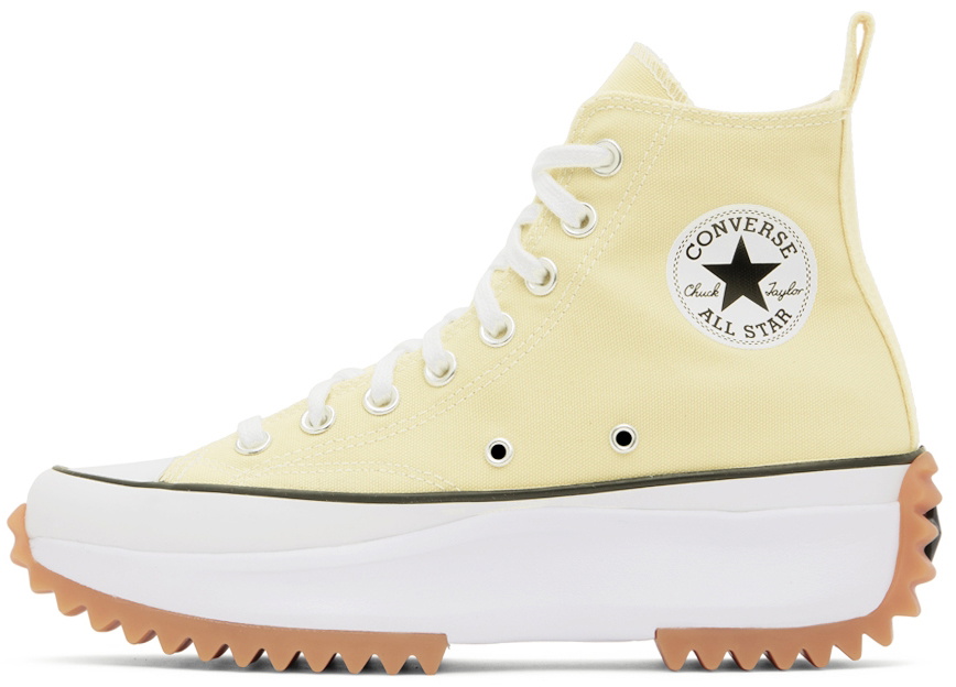 国内配送 CONVERSE ALL STAR CITY HIKE HI YELLOW New Converse Run Star Hike Low Shoes Sneakers - White