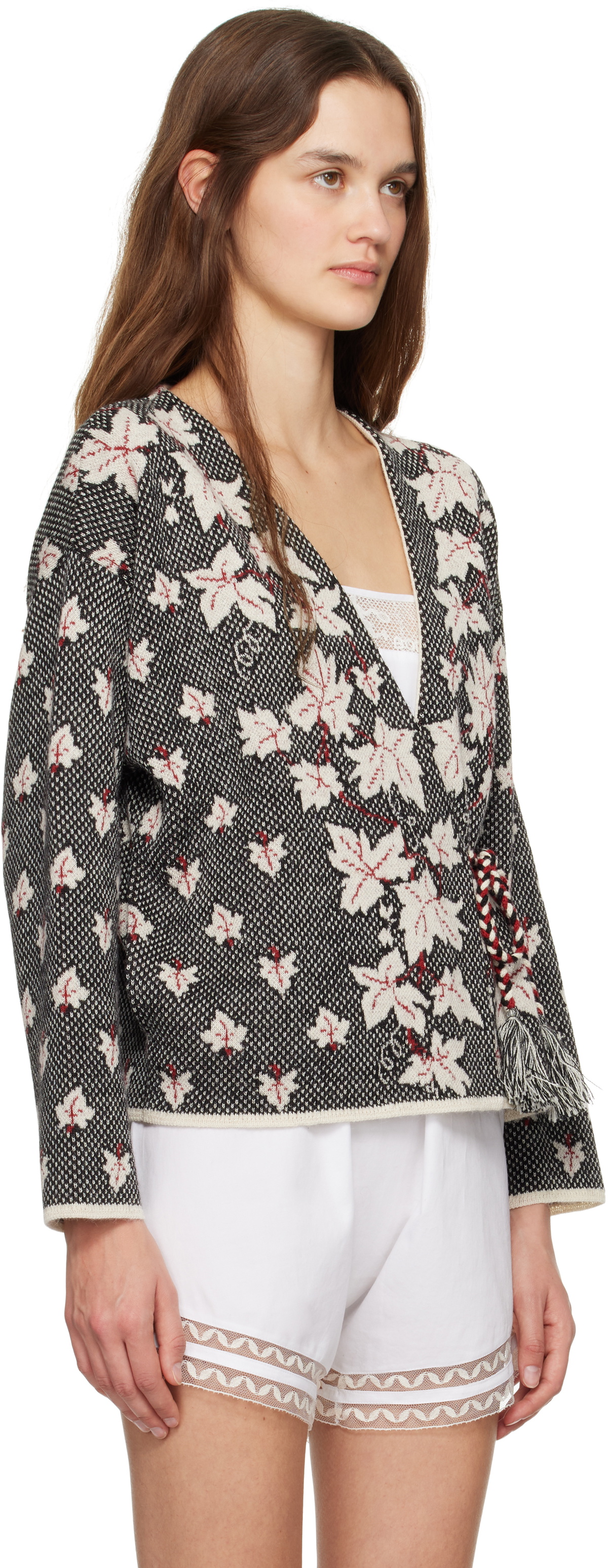 Bode Multicolor Maple Jacquard Cardigan
