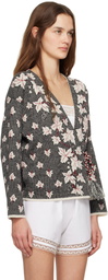 Bode Multicolor Maple Jacquard Cardigan