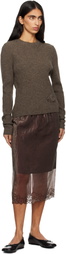 Cecilie Bahnsen Brown Blas Sweater
