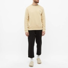 Norse Projects Men's Vagn Logo Crew Sweat in Oyster White