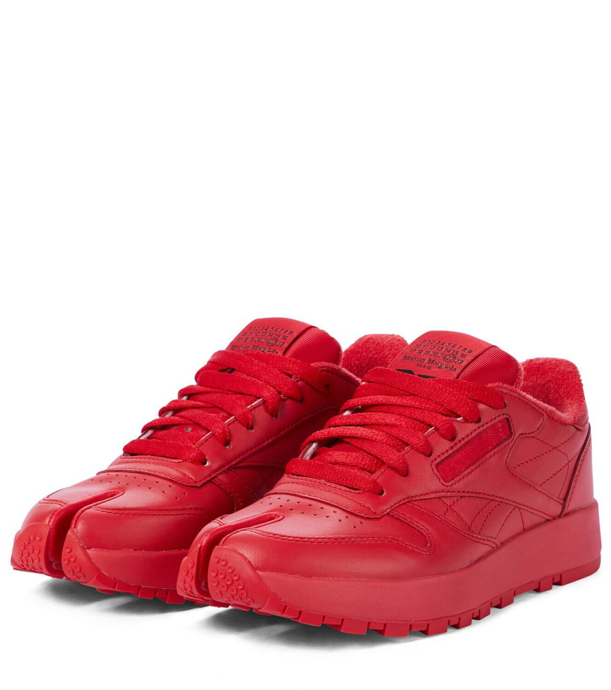 maison margiela reebok tabi sneakers