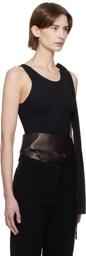 AARON ESH Black Tied Tank Top