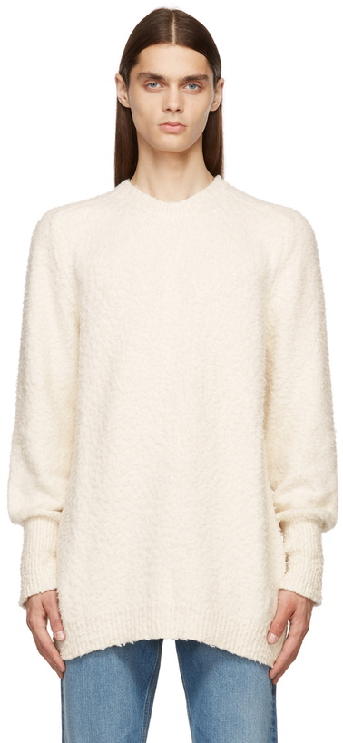 Photo: Maison Margiela Off-White Oversized Sweater