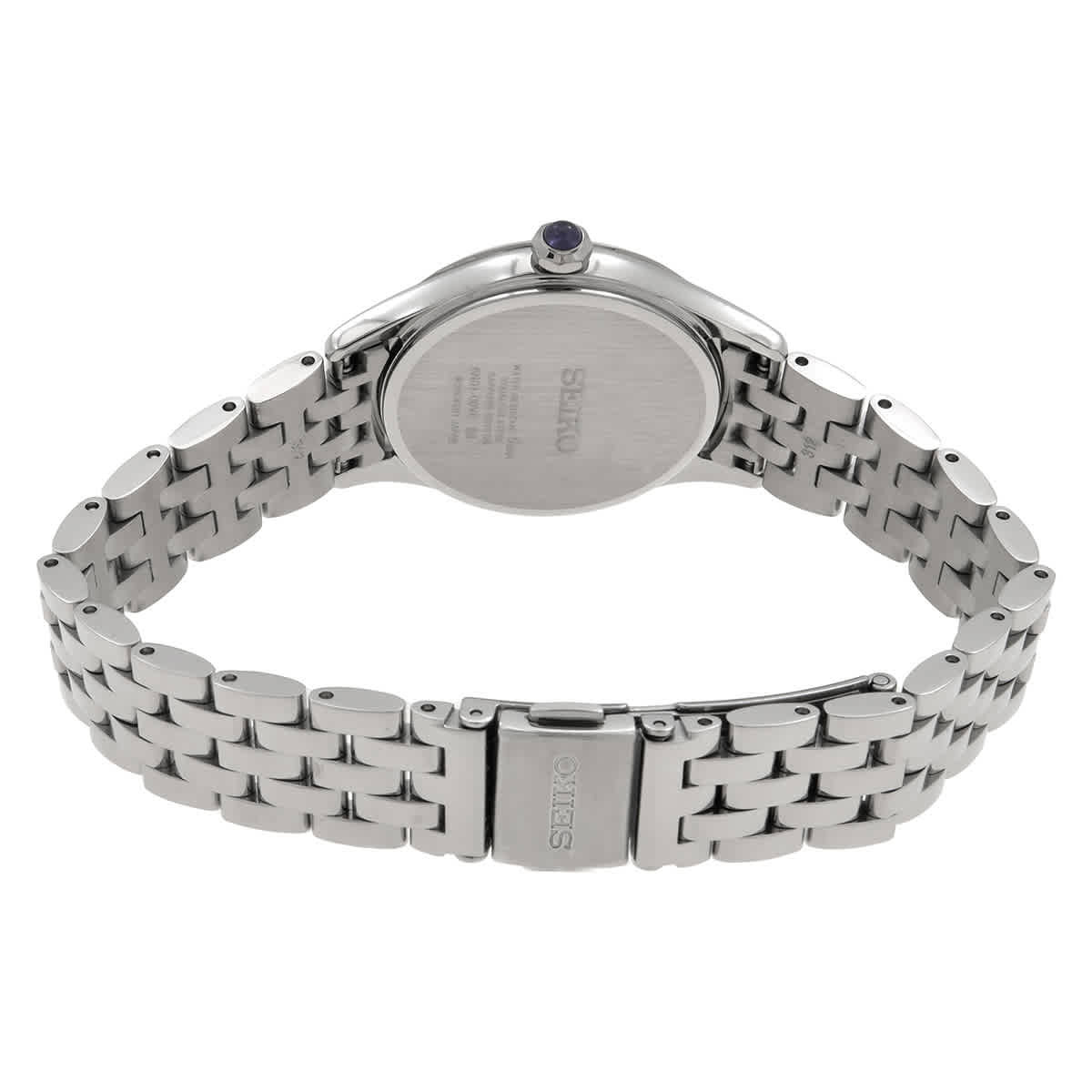 Seiko Classic Quartz White Dial Ladies Watch SUR609P1